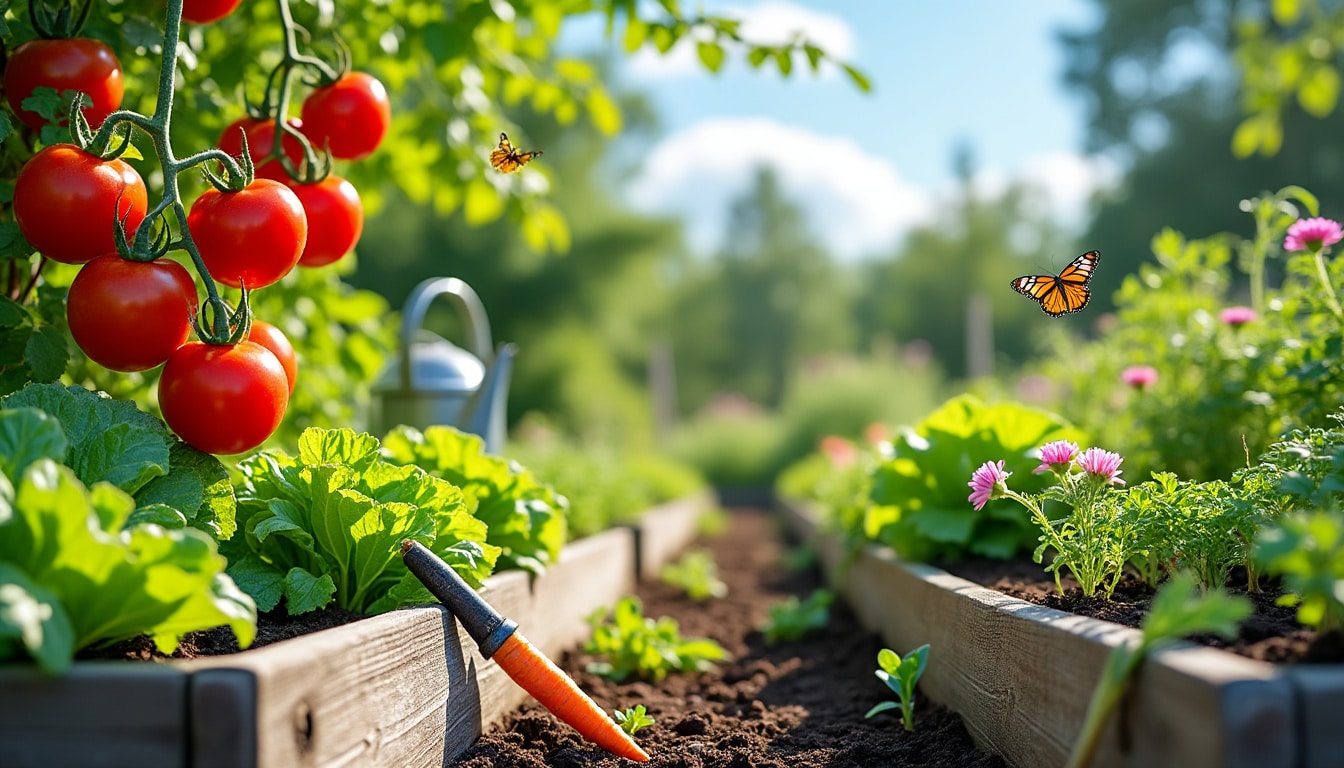 découvrez notre guide complet sur le planning et l'entretien de votre potager avec castorama. apprenez à cultiver vos légumes et herbes aromatiques avec des conseils pratiques, des astuces de jardinage et des recommandations sur les meilleurs outils. transformez votre espace en un véritable jardin productif.