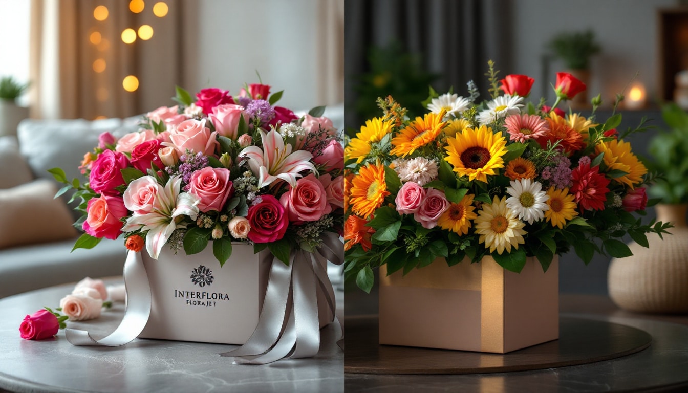 découvrez notre comparaison approfondie d'interflora et florajet, deux leaders de la livraison de fleurs. trouvez le service adapté à vos besoins pour offrir des bouquets éclatants en toute occasion. analyse des prix, délais de livraison et qualité des fleurs pour faire le meilleur choix.