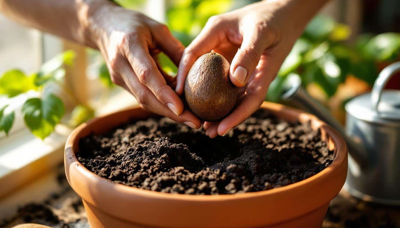 découvrez les étapes simples pour planter un noyau d'avocat et favoriser sa germination. apprenez les meilleures techniques et conseils pour réussir à faire pousser votre propre avocatier à partir d'un noyau, et profitez des bienfaits de cette plante délicieuse et décorative.