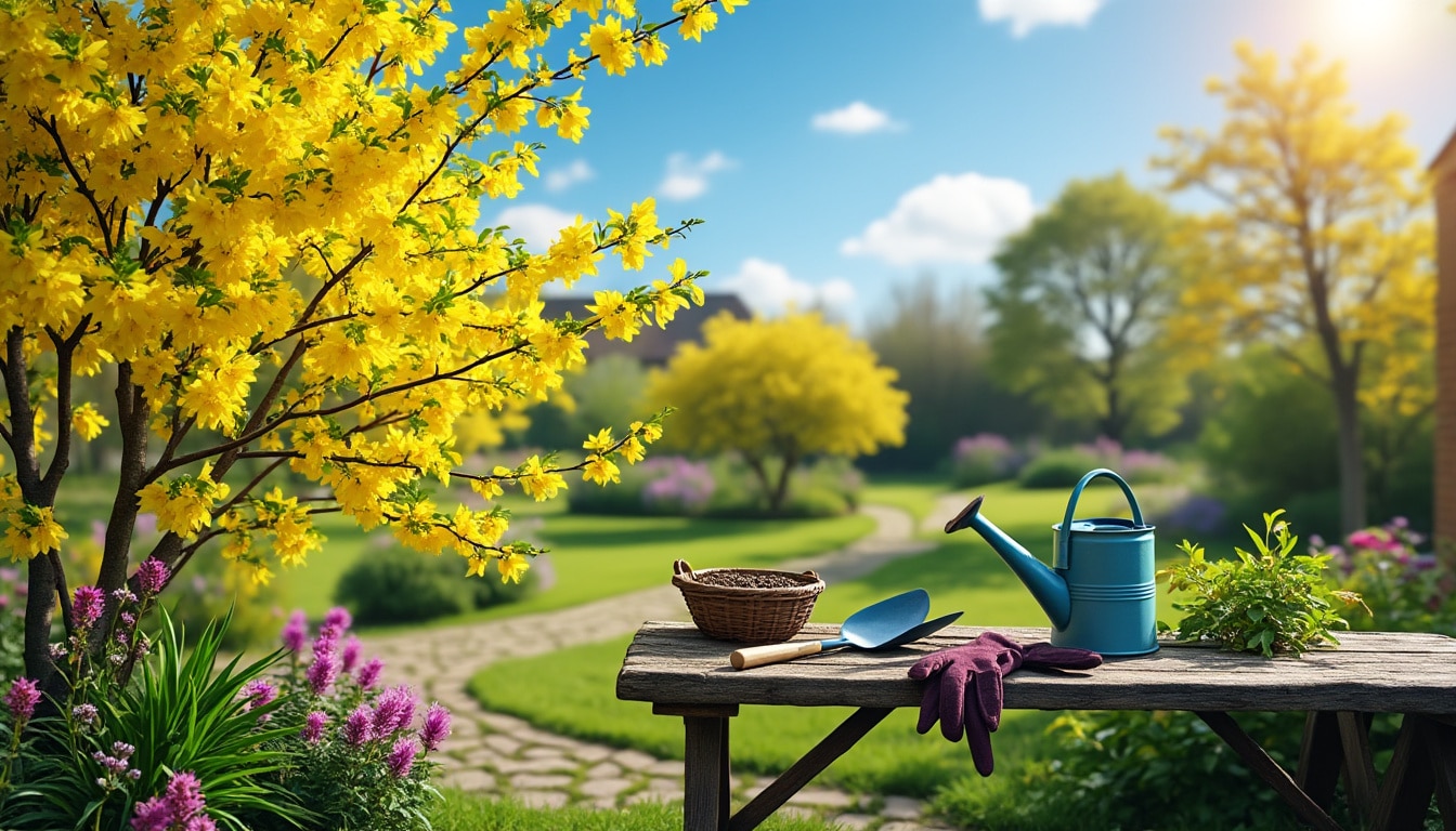 découvrez tout ce qu'il faut savoir sur la forsythia : de la plantation à l'entretien, ce guide pratique vous accompagne pour faire fleurir ce magnifique arbuste dans votre jardin.