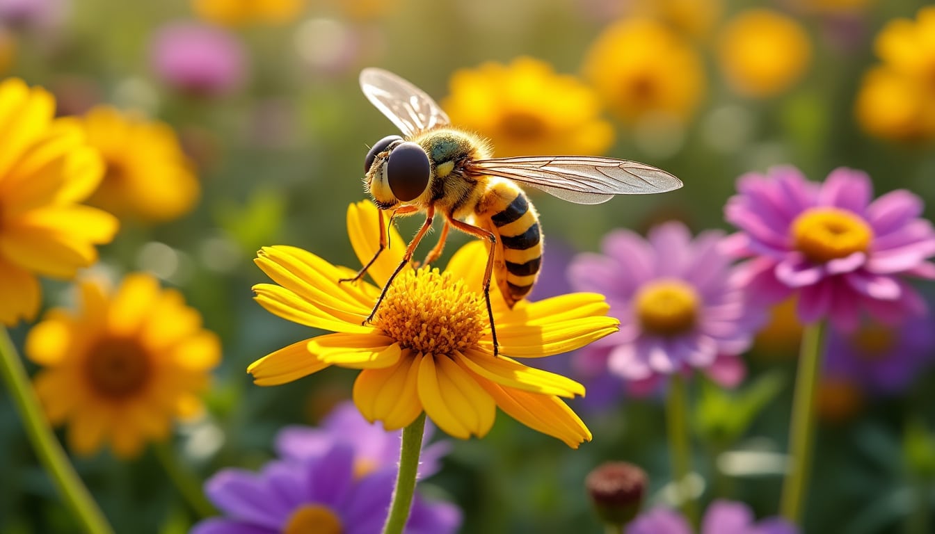 découvrez le syrphe, un insecte pollinisateur incontournable pour nos écosystèmes. apprenez tout sur ses caractéristiques, son rôle dans la pollinisation et son importance pour la biodiversité.