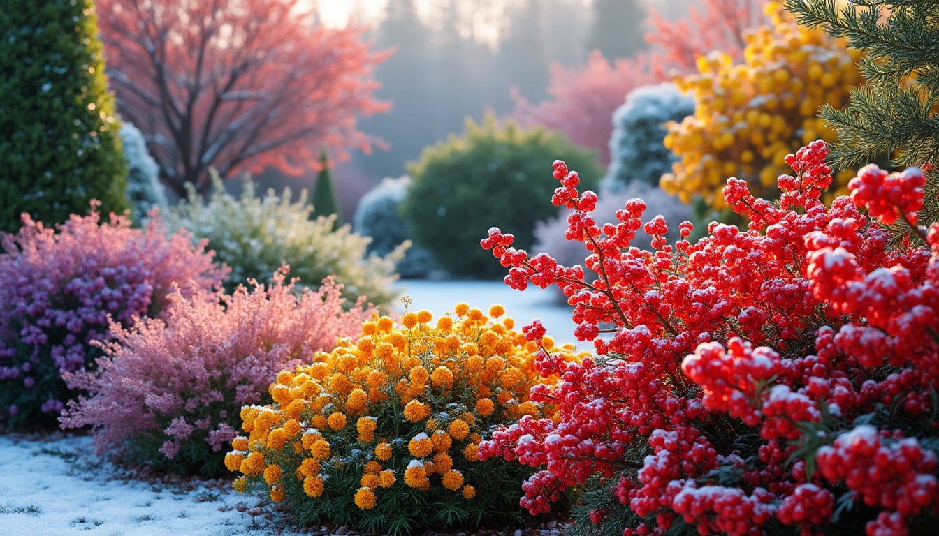 découvrez dix arbustes colorés qui transformeront votre jardin en un havre de beauté hivernale. ces plantes résistantes ajoutent couleur et vie à votre espace extérieur, même pendant les mois froids. idéales pour égayer votre paysage, elles offrent une palette vibrante qui séduira tous les jardiniers. apprenez à les intégrer facilement dans votre aménagement et profitez d'un jardin vivant tout l'hiver.