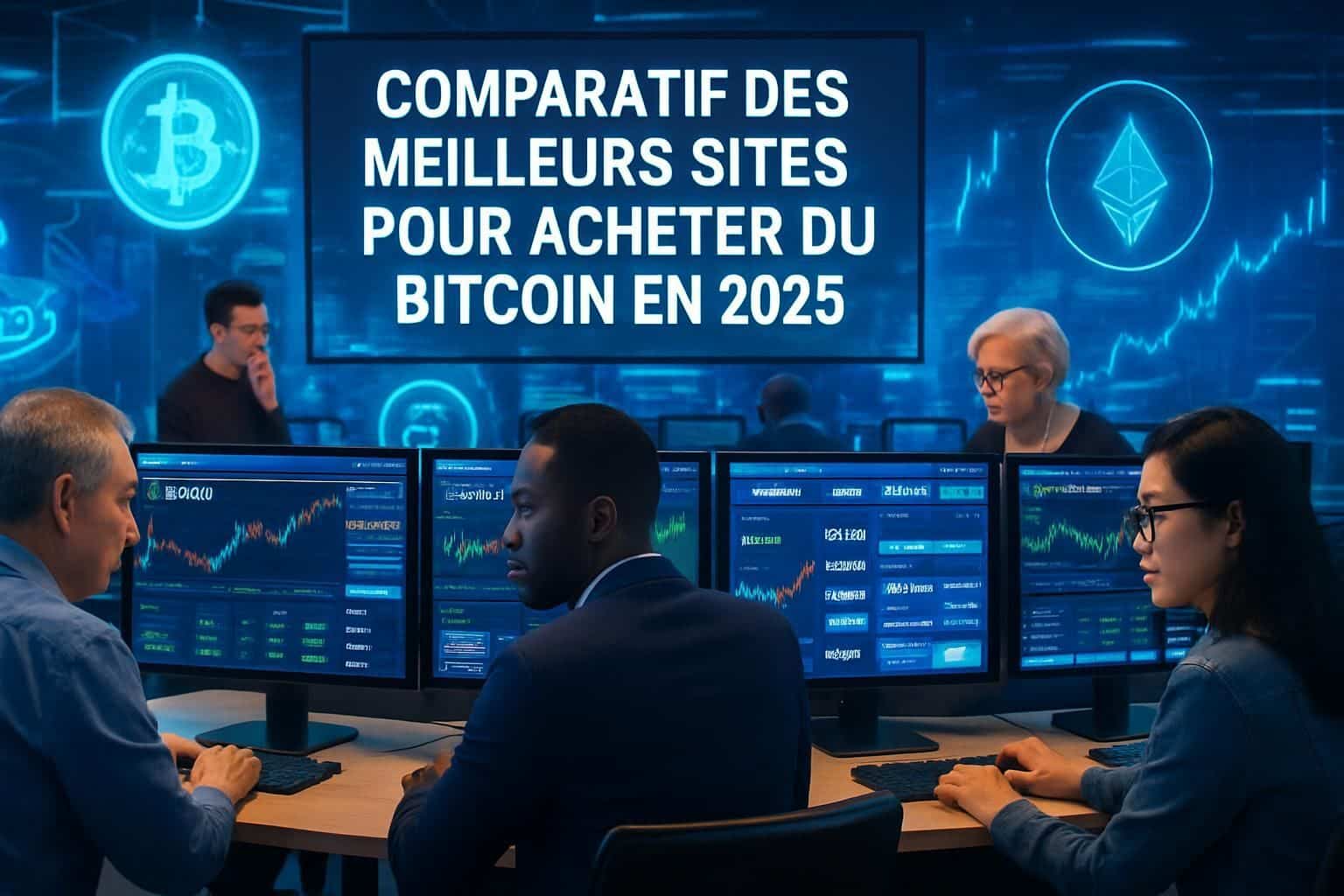 Découvrez notre comparatif des meilleurs sites pour acheter du Bitcoin en 2025. Analysez les plateformes les plus fiables, comparez les frais et les fonctionnalités pour faire un choix éclairé et sécuriser vos investissements en cryptomonnaies.
